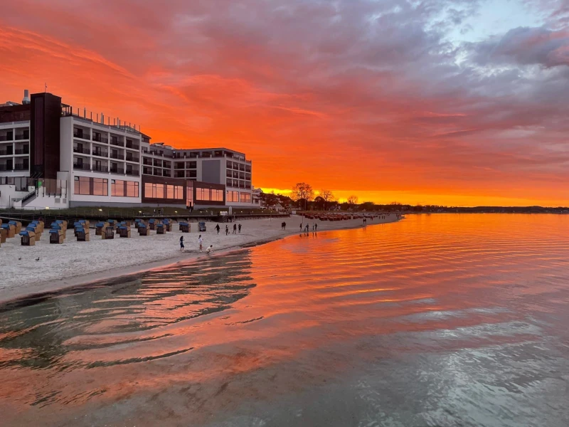 Strand_Sonnentuntergang Ostseeurlaub der wahre Ostseesand